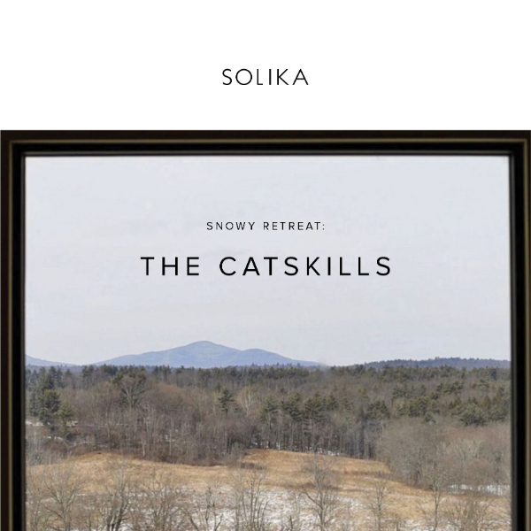 Snowy Retreat: The Catskills