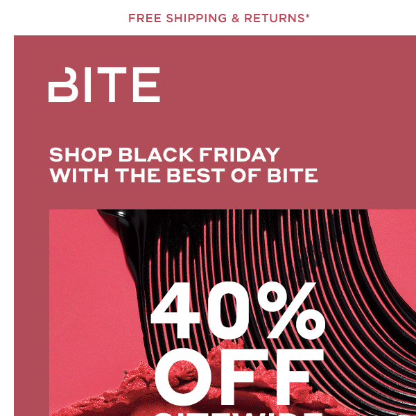 BITE into Black Friday 🎉