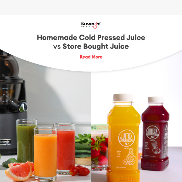 Homemade Cold Pressed Juice vs Store Bought Juice