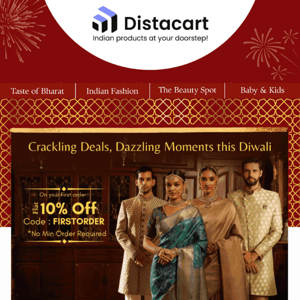 Lights On, First Order In: Diwali Savings Just for You!