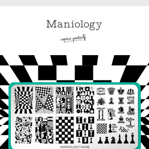 Maniology Artist Collaboration: themermaidpolish (M370) - Nail Stamping Plate