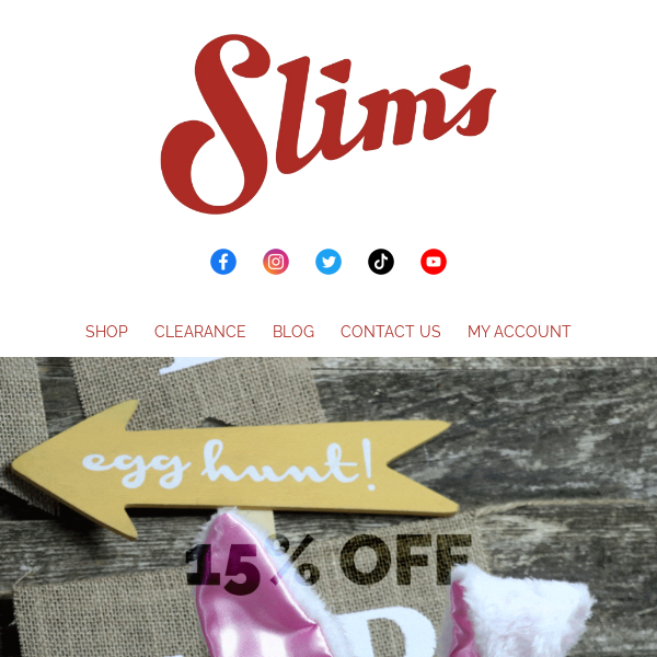 Hop Over to Slim's! 🐰