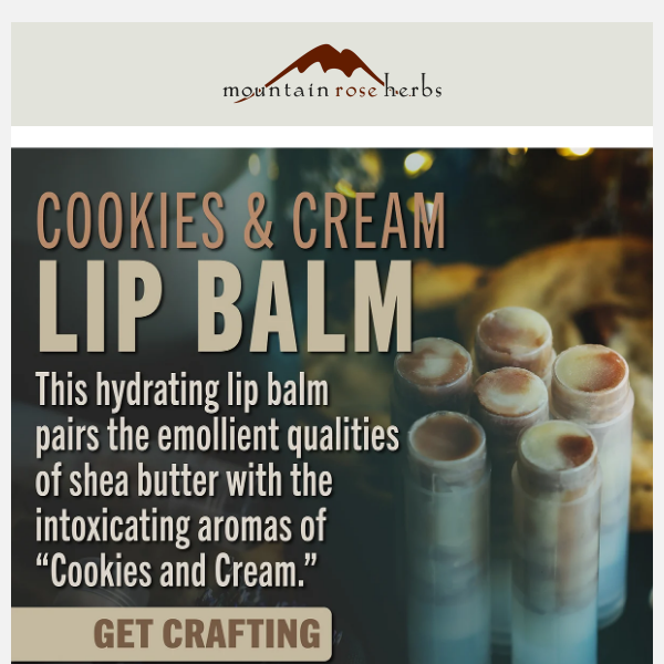 Cookies and Cream Lip Balm Recipe