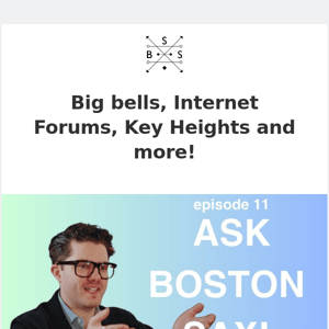 🎷Big Bells, Responding to internet forums and more!