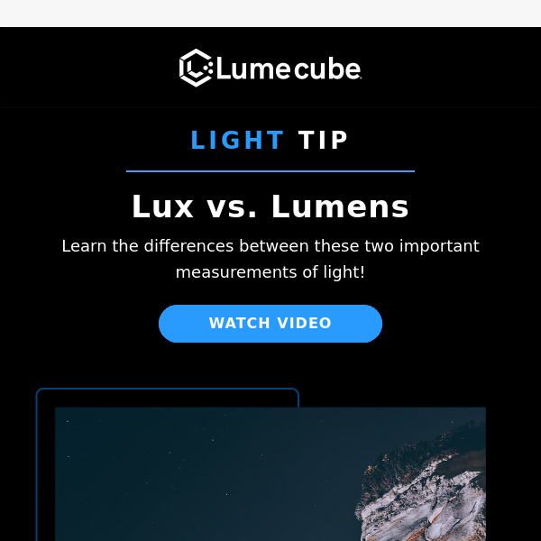 What is the difference between lumens and lux?