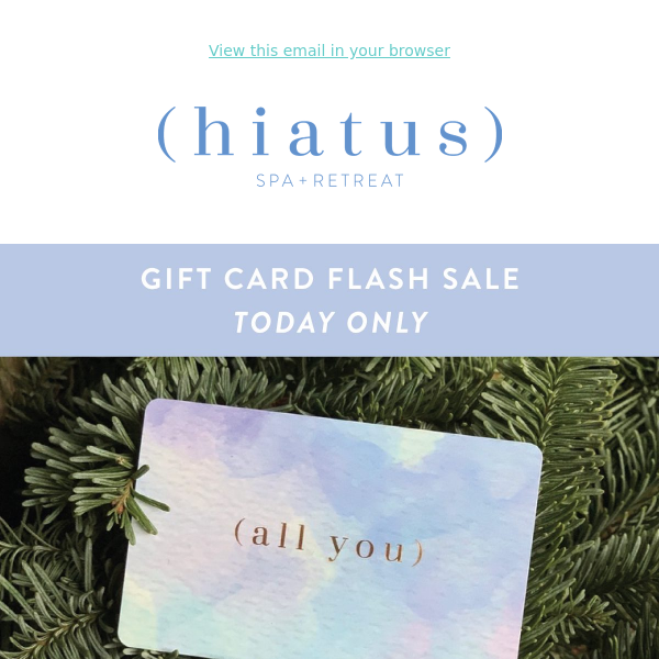 🔴 Gift Card Flash SALE | $250 for $199 | TODAY Only
