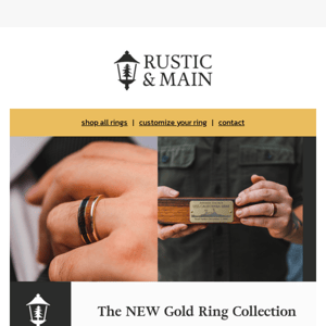 🔥 Introducing The New Gold Ring Collection 🔥