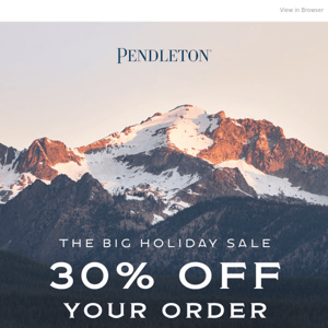 30% off your order