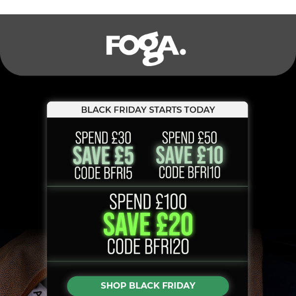 Black Friday Offers are LIVE 🏃