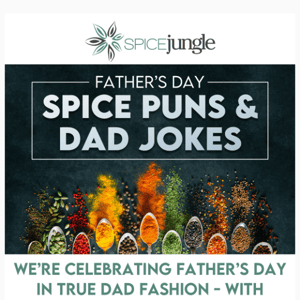 Gift Cards on Sale + Spice Puns for Dad