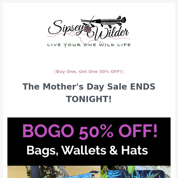 LAST DAY of our Mother's Day BOGO 50% SALE!💜💛❤️