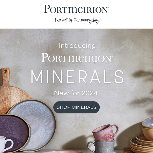 NEW COLLECTION | Introducing Portmeirion Minerals