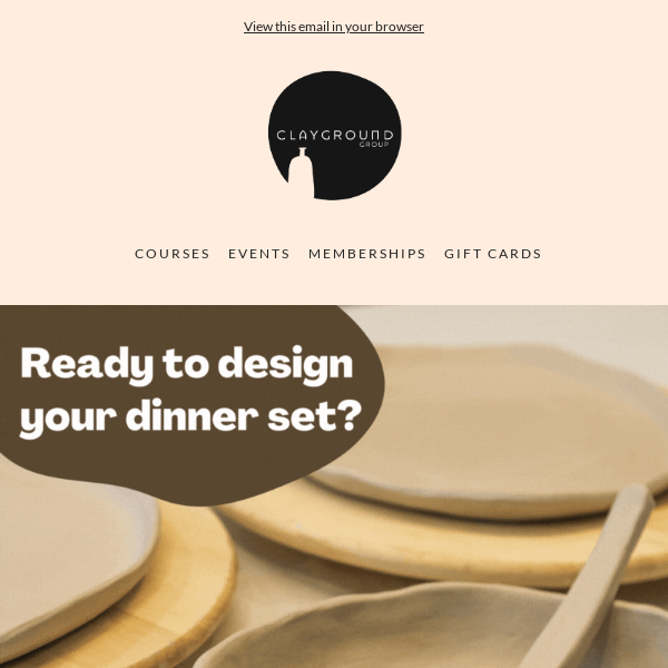 🍽 Ready to design your own dinner set? 🥣