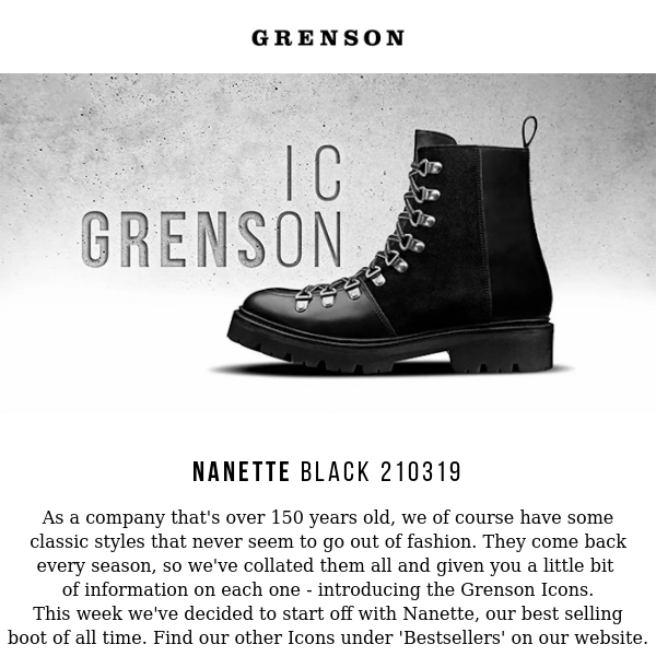 Introducing The Grenson Icons