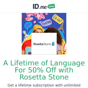 50% Off Rosetta Stone – Learn From the Experts