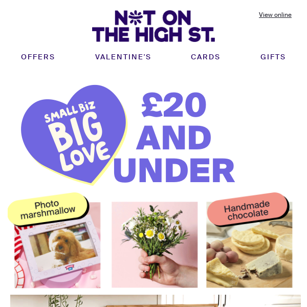 20 Valentine’s gifts for £20 and under