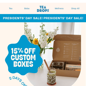 🎉 Shop Now and Save! Presidents' Day Sale!