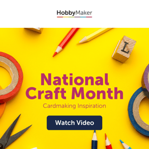 [National Craft Month] Cardmaking Inspiration 😍