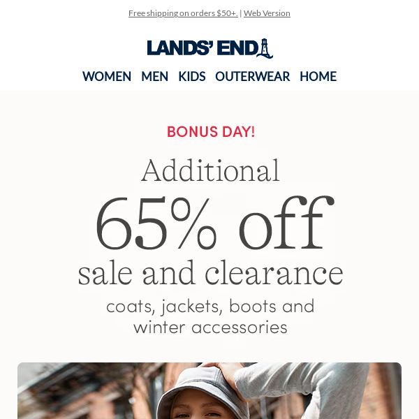 Extended! EXTRA 65% off sale & clearance outerwear styles