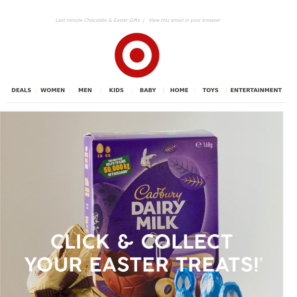 Click &amp; Collect your Easter Treats