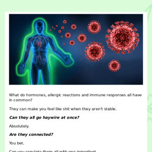 Immune system, allergies and stress 🥵