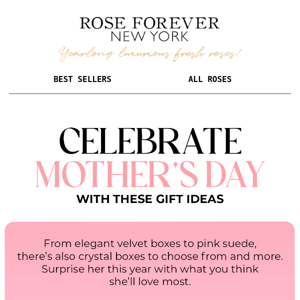 A 🌹 gift guide for Mother's Day