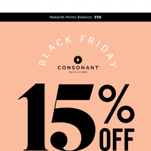 15% OFF Starts Now! ⏰