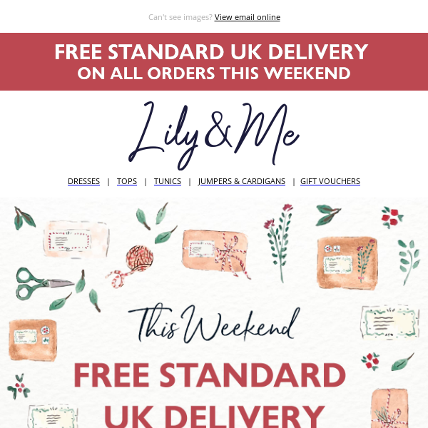 FREE standard UK delivery this weekend |  2 for 1 on selected sock boxes, ends tonight