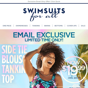 JUST $19.99! Best-Selling Tankini Top {Make It Yours!}