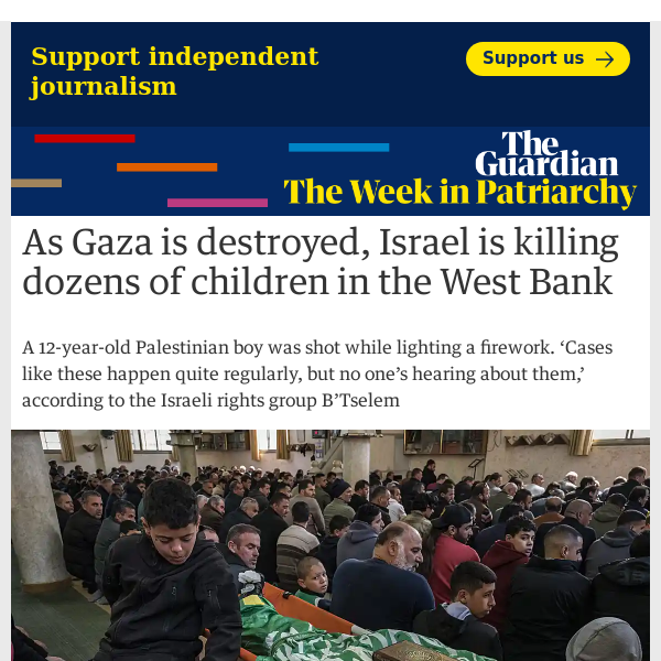 As Gaza is destroyed, Israel is killing dozens of children in the West Bank