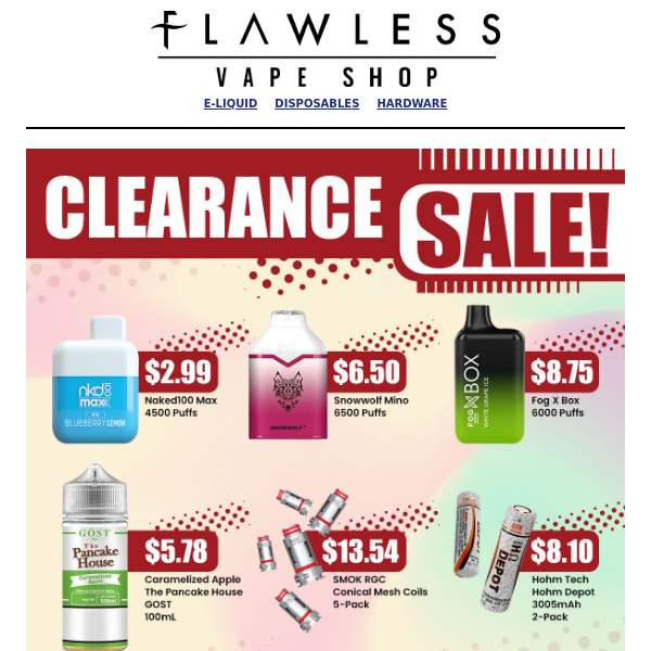 Exclusive Clearance Deals of the Week! 🚨