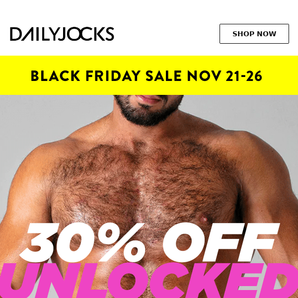 Unlocked 🚨 30% OFF!