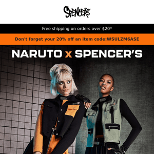 💥 Naruto x Spencer’s street style