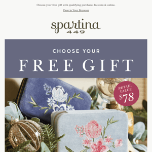Free Gift with Purchase — plus, NEW Pajamas!