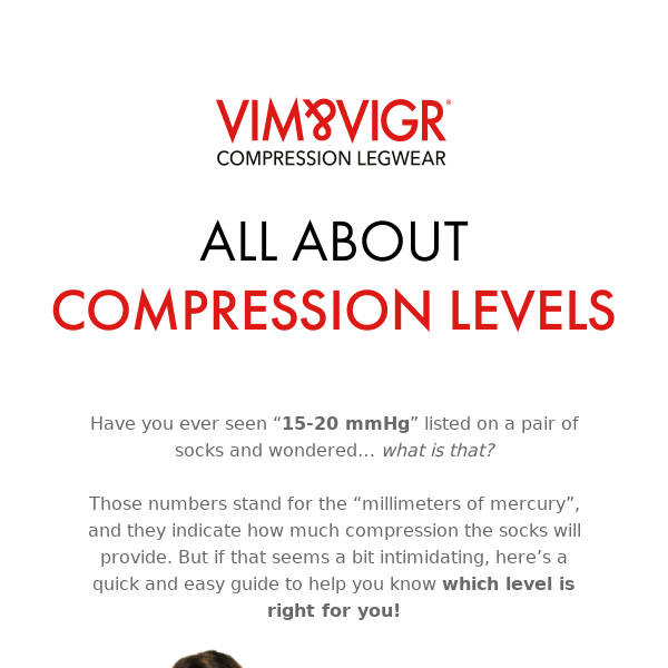 What is mmHg and What Compression Level is Right for You?