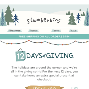 Our 12 Days of Giving Starts Now! 🎁