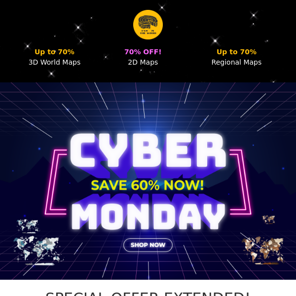 Missed Black Friday? It's Cyber Monday today!  👾