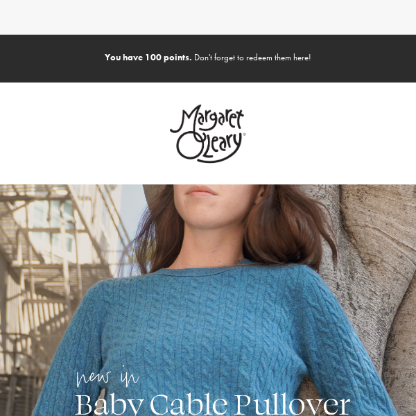 New In - Baby Cable Pullover