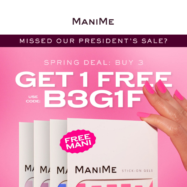 Missed our Sitewide SALE? B3G1F deal is back!