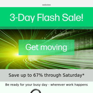 Thursday Flash Sale coming in hot!