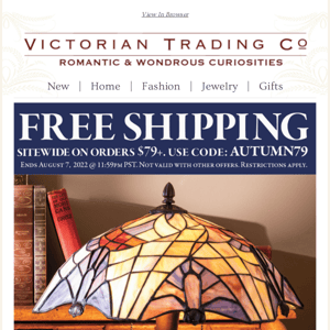 Light the Way for Free Shipping on Orders $79+
