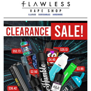 Find Great Deals at Clearance! ⏰