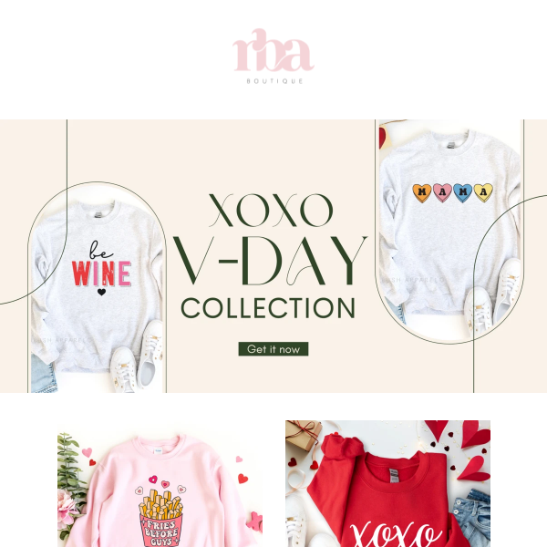 VALENTINE'S COLLECTION IS LIVE!