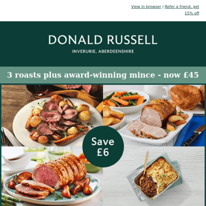3 Roasts + Minced Steak - Now £45 🇬🇧