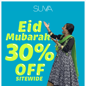 Eid Mubarak! 30% OFF Sitewide! 🌜