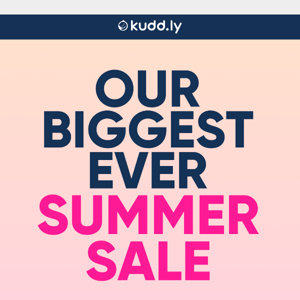 Don't miss the biggest sale of the summer ✨