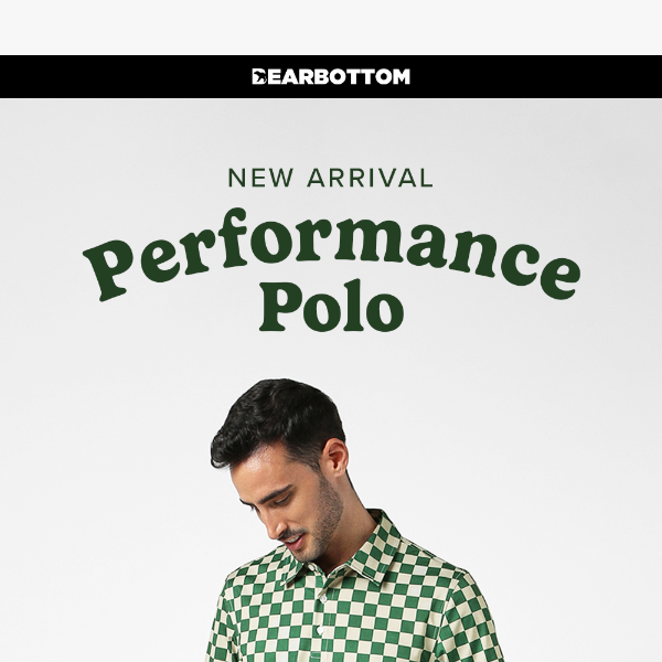 NEW ARRIVAL: Performance Polo