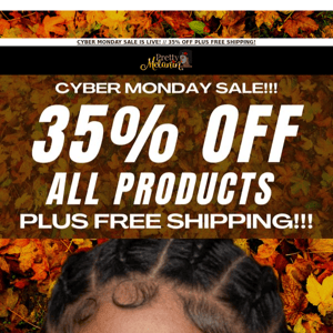 Celebrate Cyber Monday with 35% OFF PLUS FREE SHIPPING!