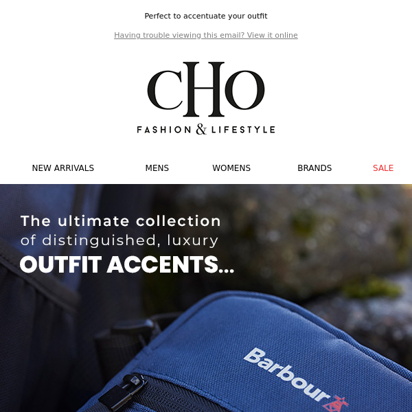 Elevate Your Style with New Barbour Accessories at CHO Fashion & Lifestyle!