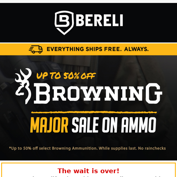 🦌 Major Sale On Browning Ammunition 🙌